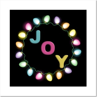 Joy - Light Bulbs Posters and Art